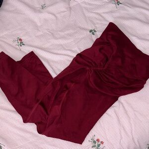 Wine Red leggings